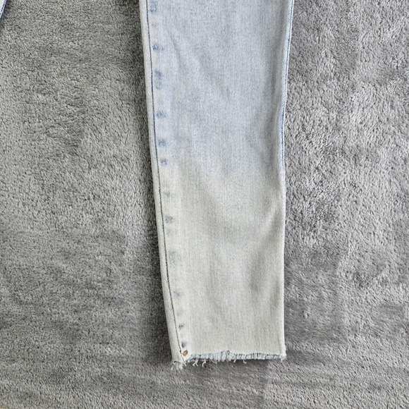 FP We The Free Jeans Women 27‎ Acid Wash Indigo High Rise Skinny Cigarette NEW - Picture 10 of 13